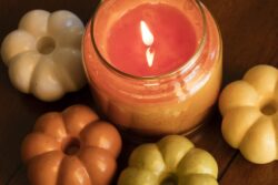Thanksgiving and fall table candle and holders